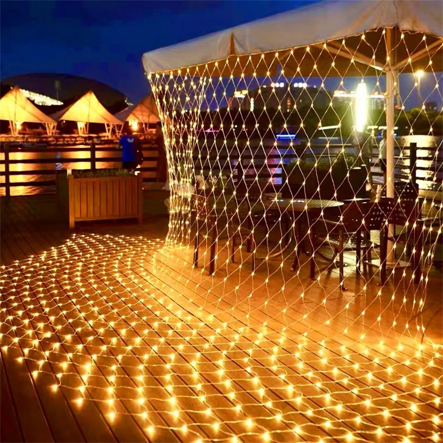 Outdoor Lighting Grid Screen - Guirnalda de luces Led de malla