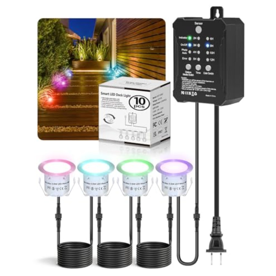 Outdoor Lighting Kits Low Voltage - Kit de Luces RGB para Terraza