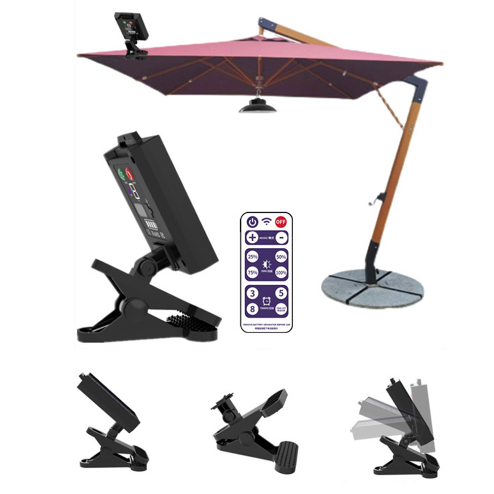 Umbrella Led Clip - Luz LED para Sombrilla de Patio