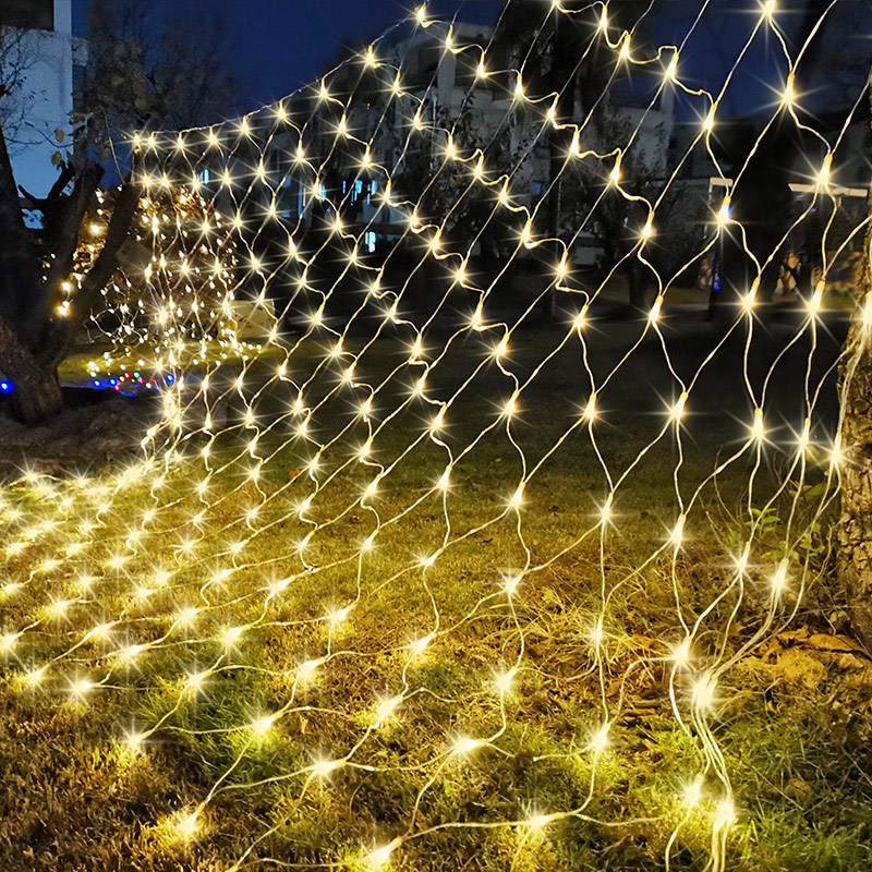 Outdoor Lighting Grid Screen - Guirnalda de Luces LED de Malla