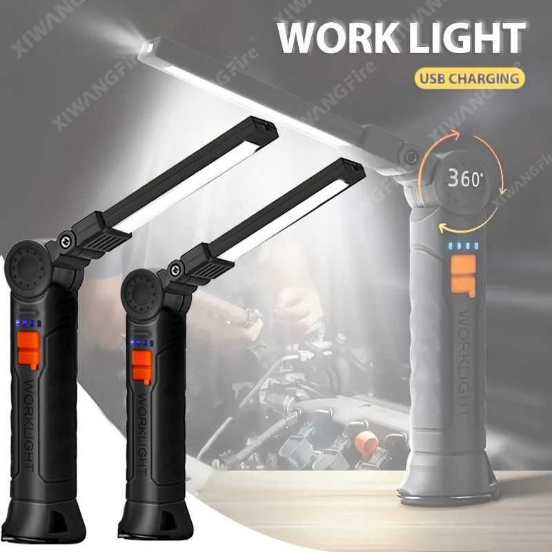 Outdoor Lighting Diy - Linterna LED recargable, luz de trabajo