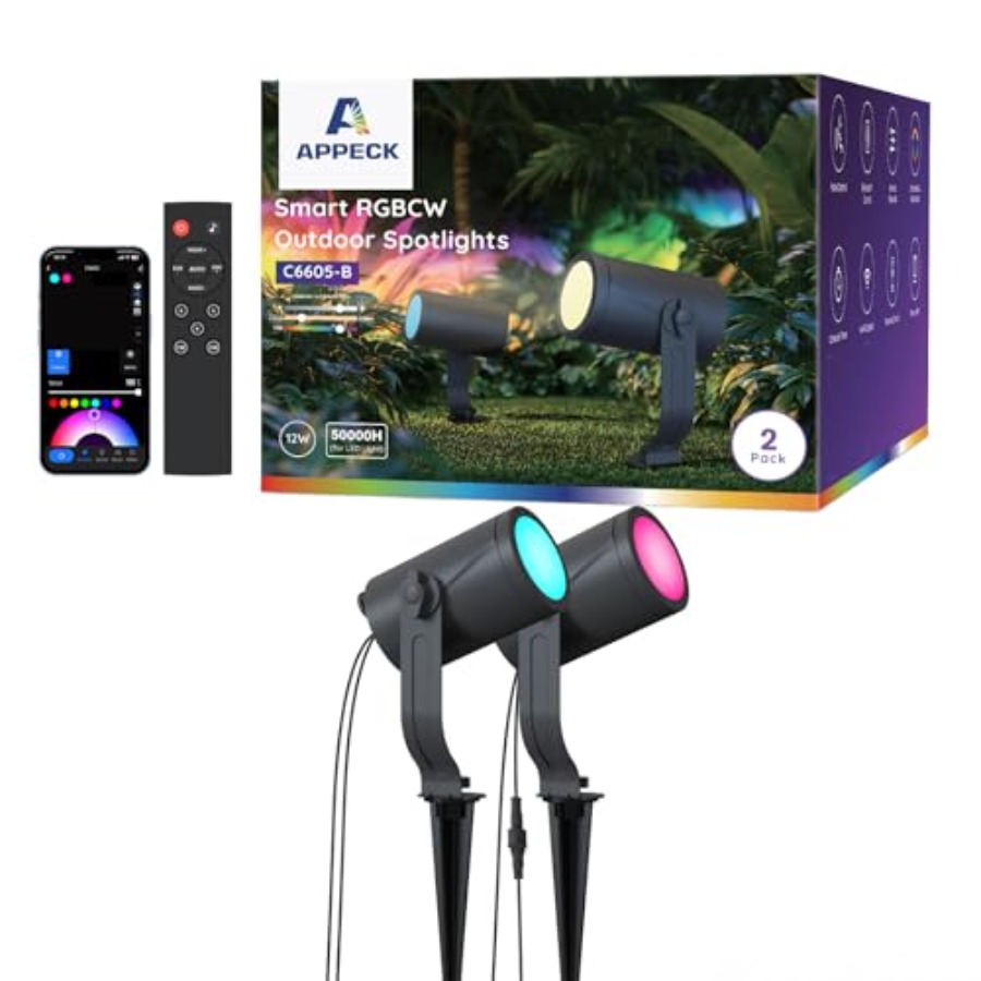 Outdoor Lighting Kits Low Voltage - Luz de Jardín Inteligente de 00lm,