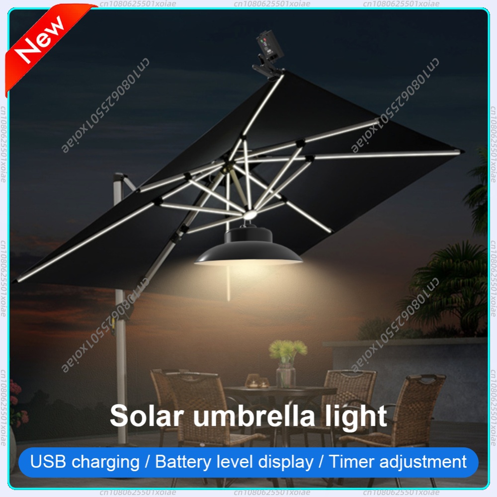 Umbrella Led Clip - Luz LED para Sombrilla de Patio
