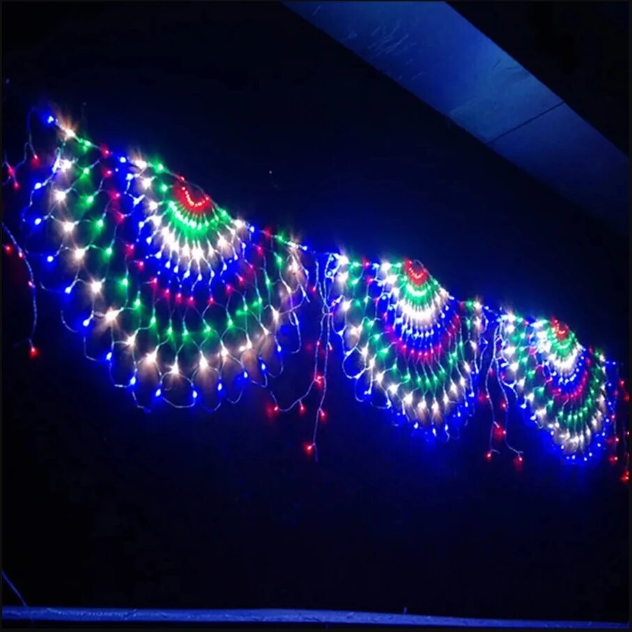 Outdoor Lighting Grid Screen - Guirnalda de luces Led con forma