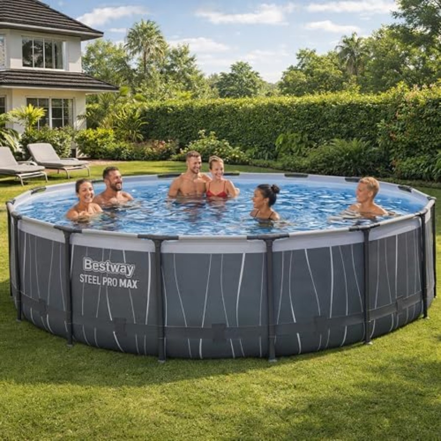 Outdoor Lighting Ground - Piscina elevada de 15' x 42