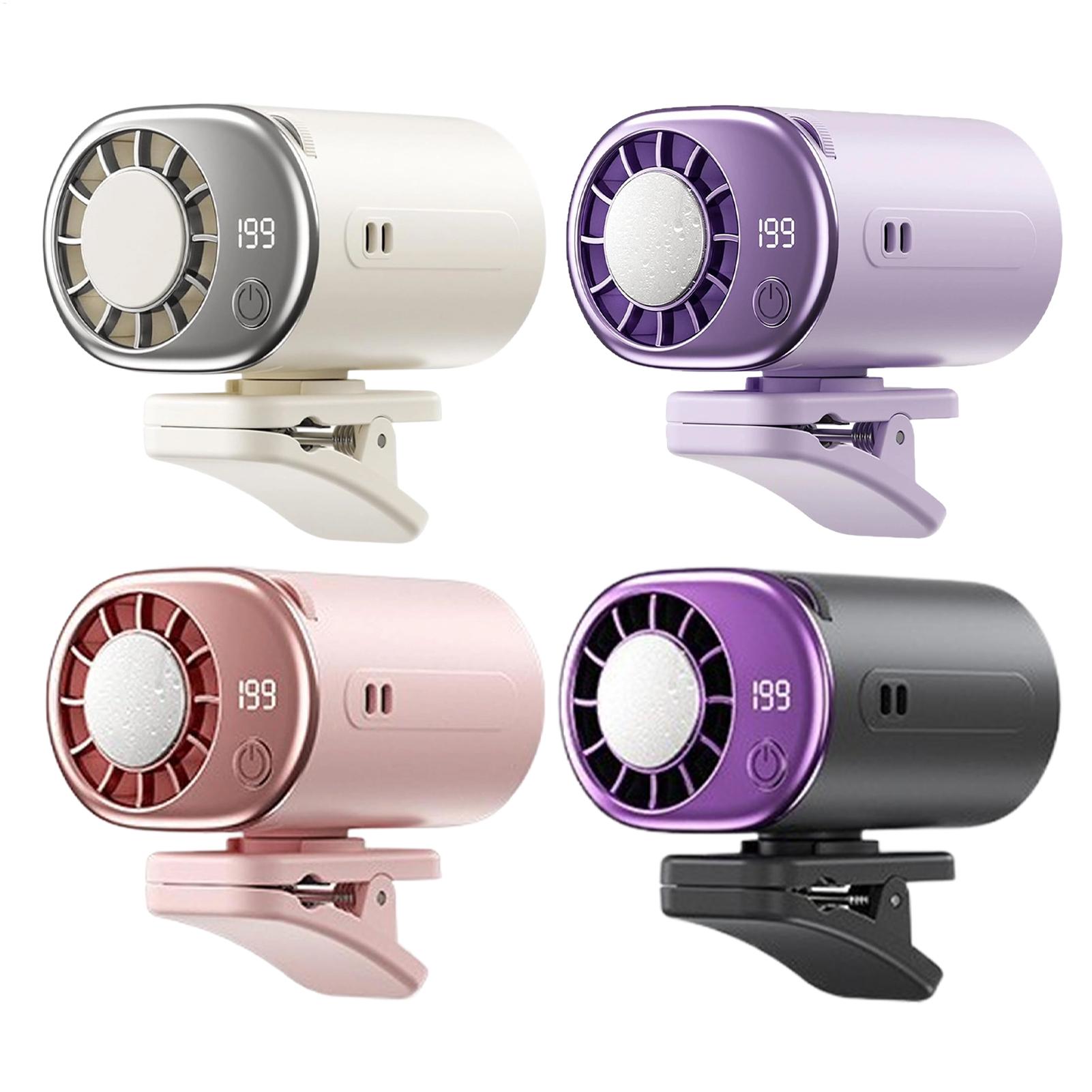 Umbrella Led Clip - Ventilador Portátil con Clip para Auto,
