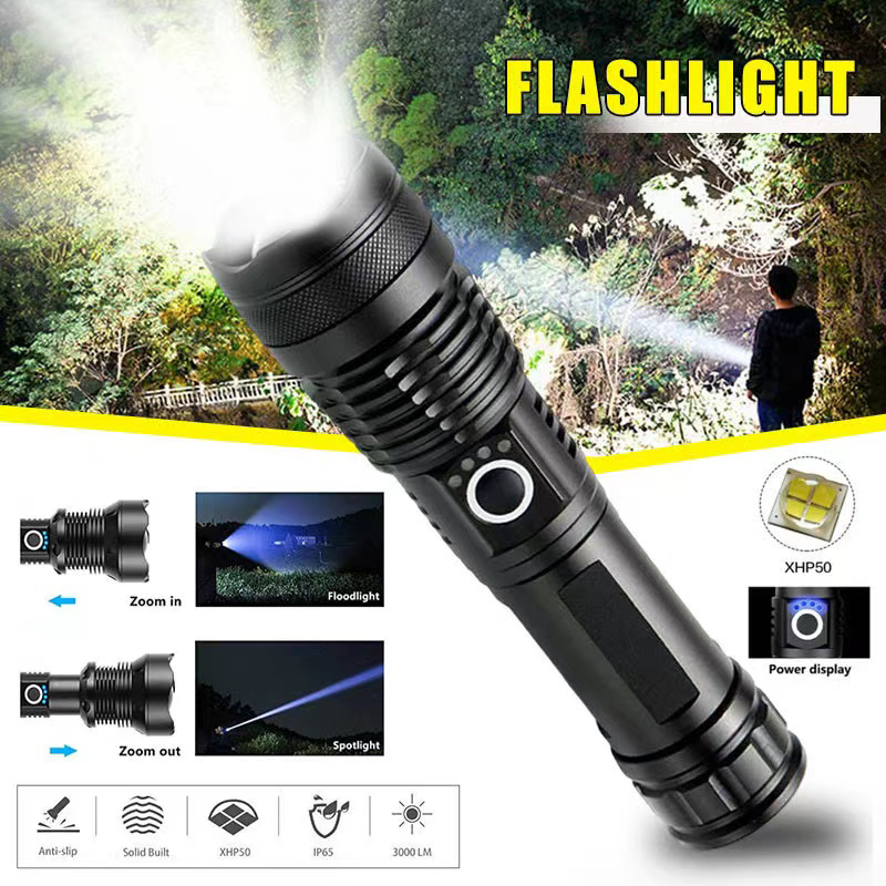 Outdoor Lighting Diy - Linterna Led XHP70 de alta potencia,