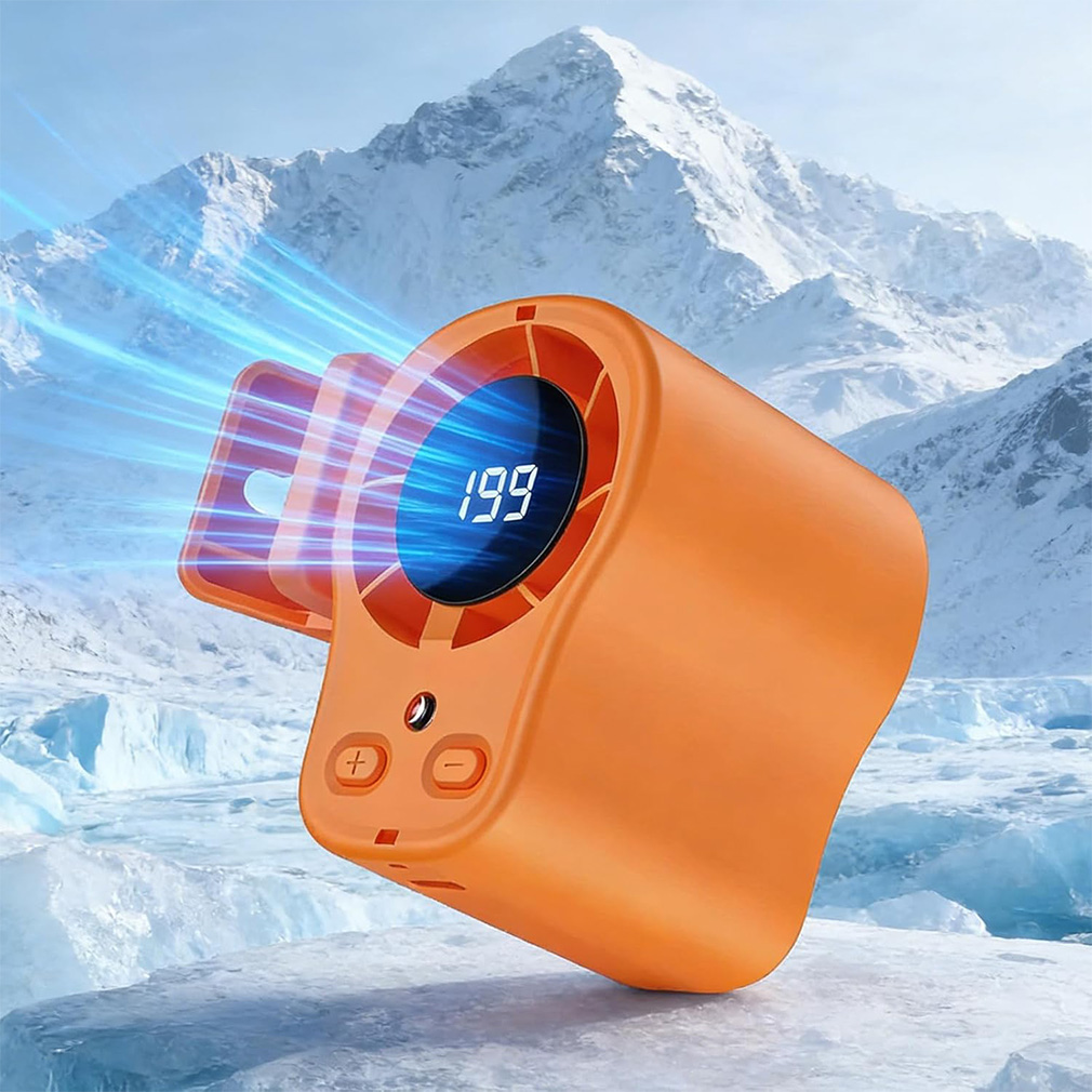 Umbrella Led Clip - Ventilador Portátil de Cintura con Pantalla