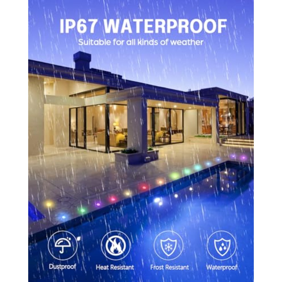 Kit de Luces RGB para Terraza  - Outdoor Lighting Kits Low Voltage reseña y precio