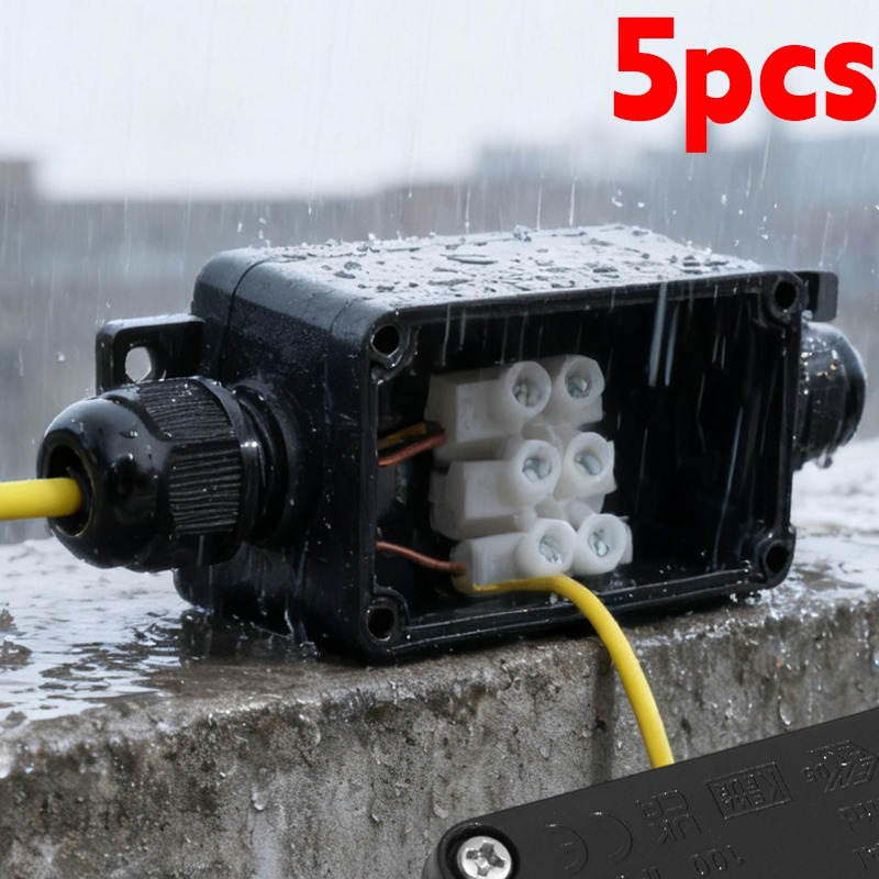 Caja de conexiones de conector - Outdoor Lighting Wire Connectors reseña y precio