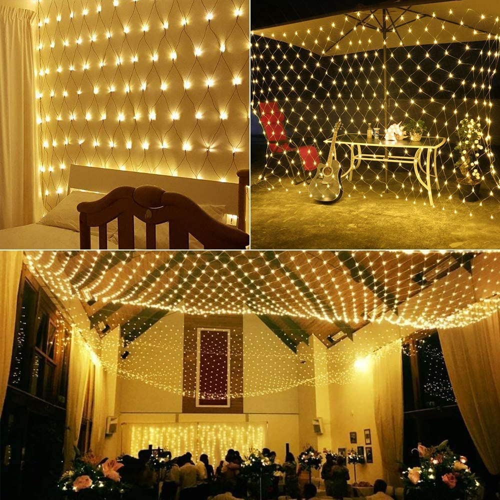 Guirnalda de luces LED de mall - Outdoor Lighting Grid Screen reseña y precio