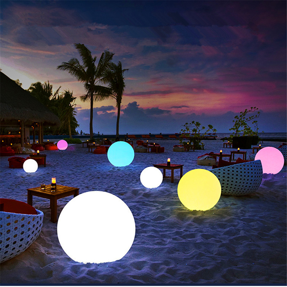 Luz LED recargable con bola br - Outdoor Lighting Diy reseña y precio