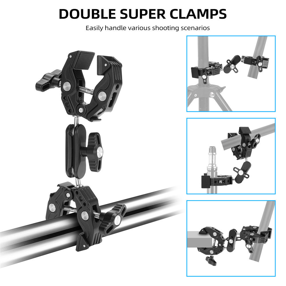 2026 Super Clamp Doble Metálic - Umbrella Led Clip reseña y precio