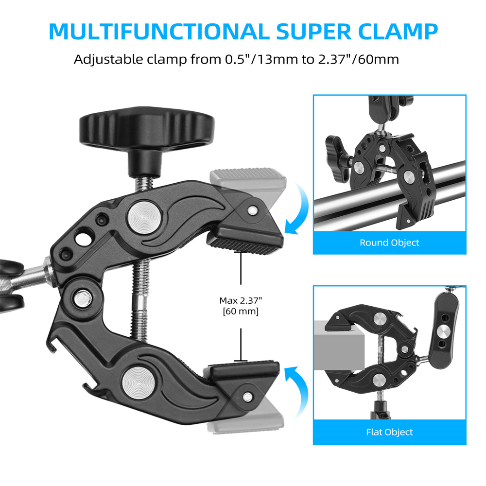 2026 Super Clamp Doble Metálic - Umbrella Led Clip reseña y precio