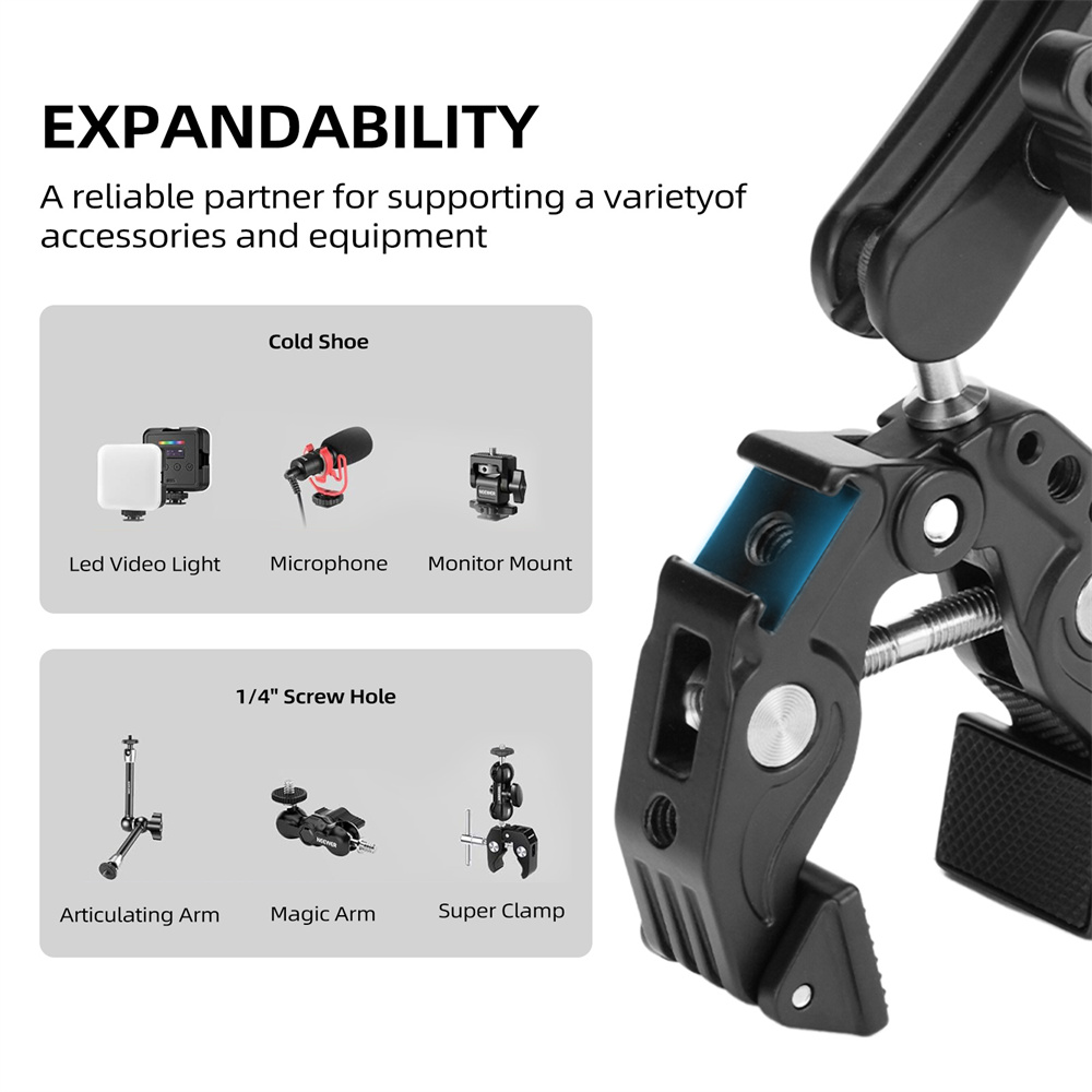 2026 Super Clamp Doble Metálic - Umbrella Led Clip reseña y precio