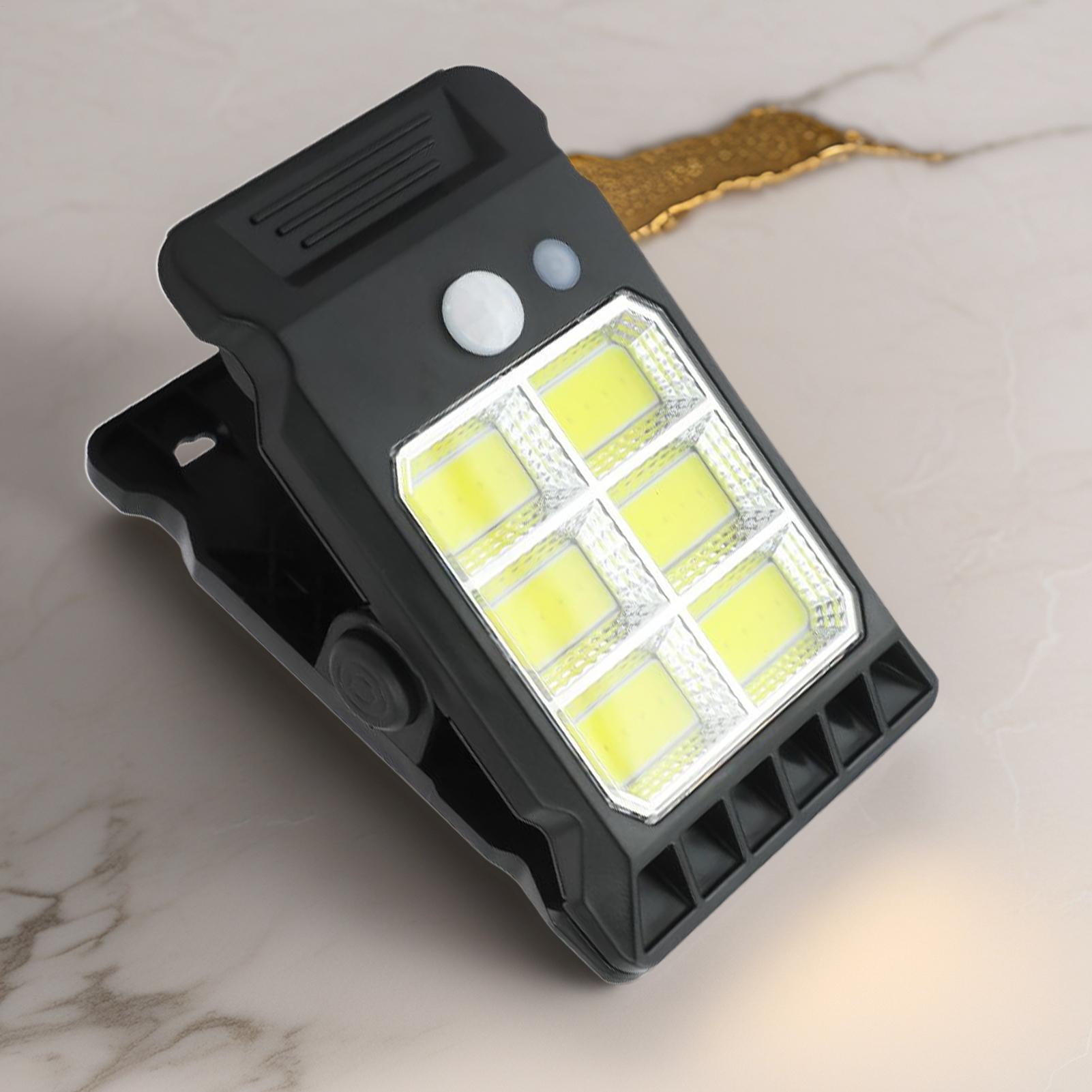 Luces solares con Clip para ex - Umbrella Led Clip reseña y precio