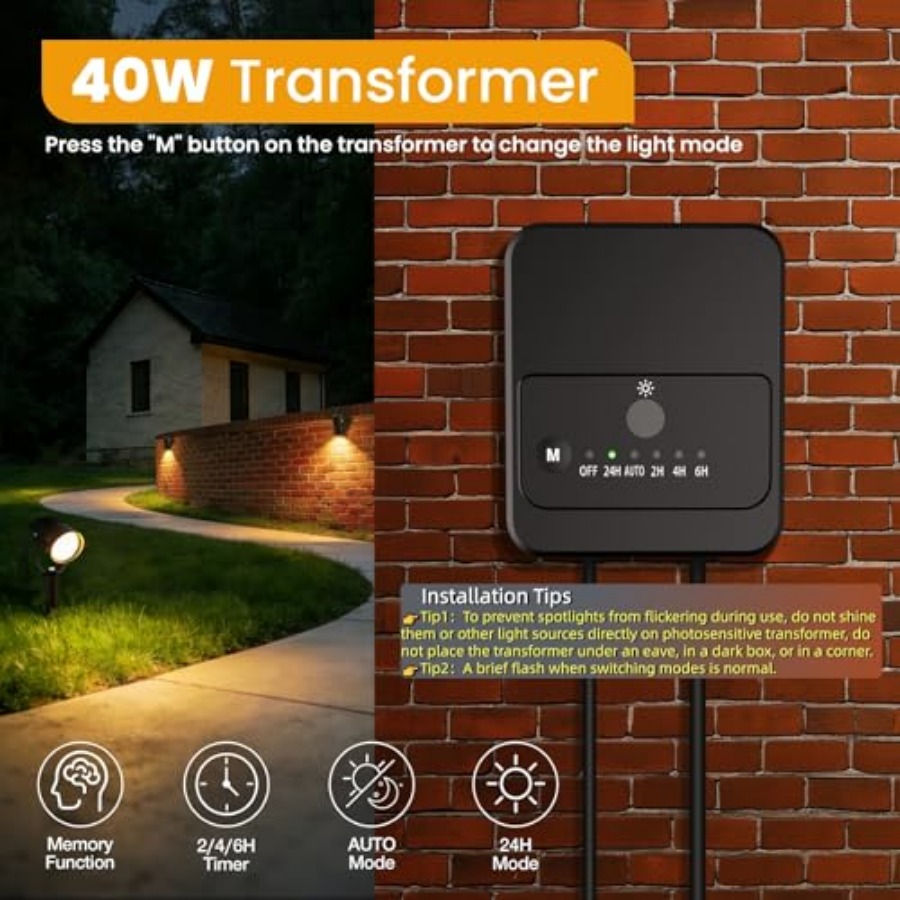 Kit de Iluminación para Jardín - Outdoor Lighting Kits Low Voltage reseña y precio