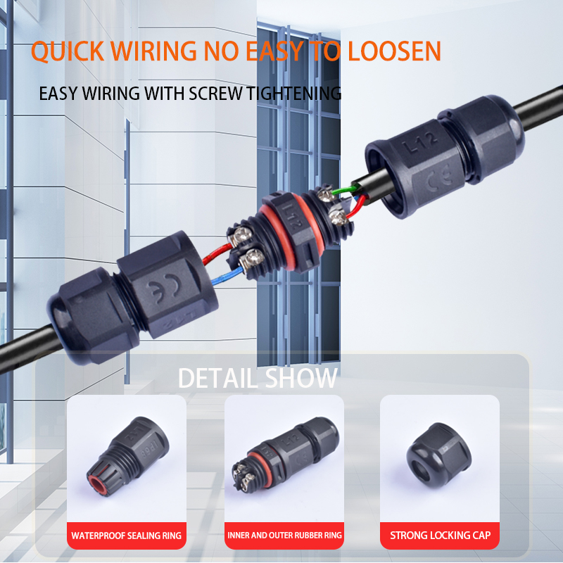 Conector impermeable IP68, Cab - Outdoor Lighting Wire Connectors reseña y precio