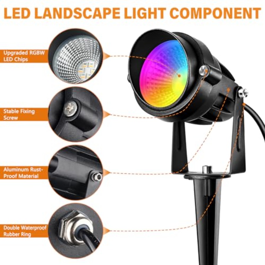 Foco LED RGB para Exteriores d - Color Changing Outdoor reseña y precio