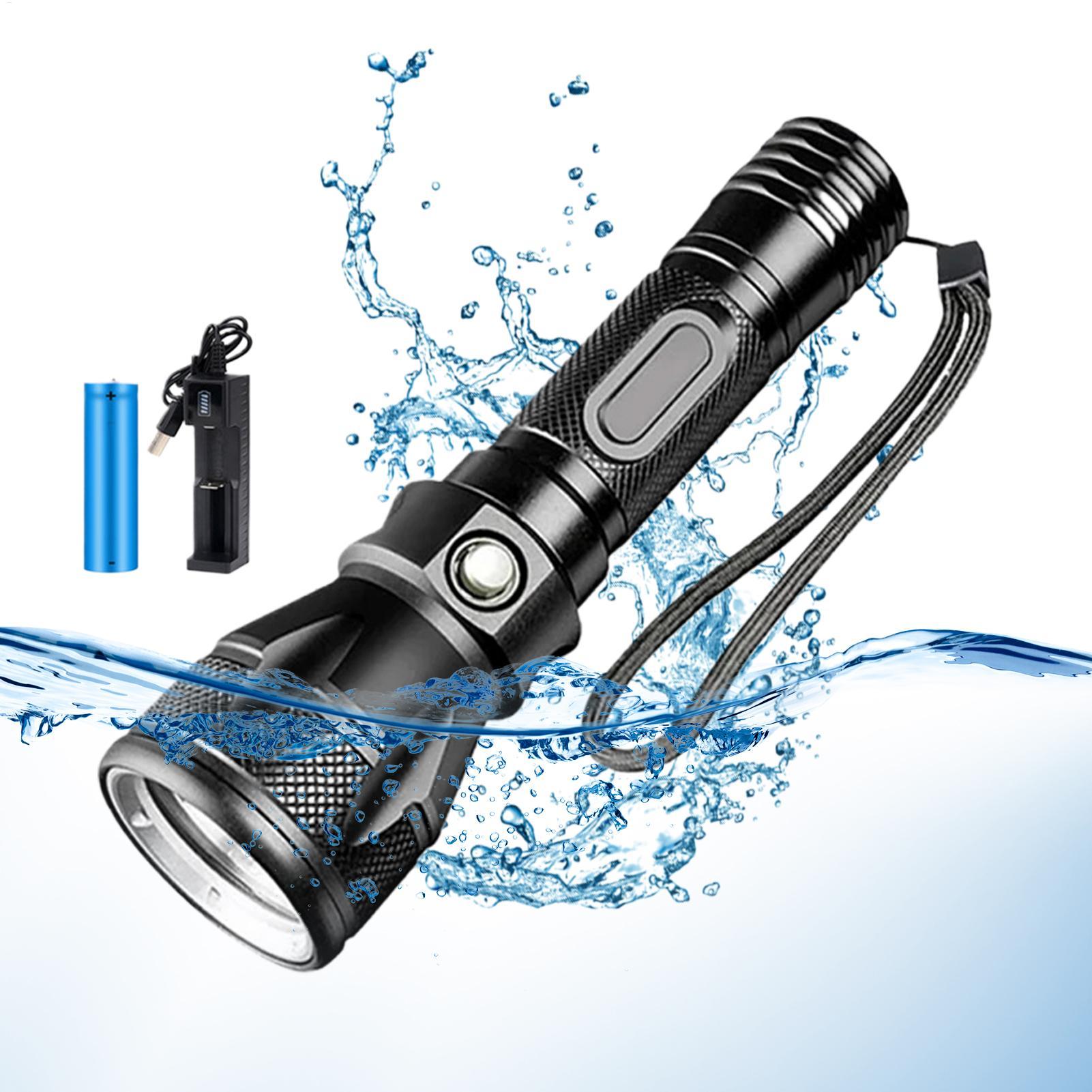 Linterna de Buceo LED Recargab - Outdoor Lighting Diy reseña y precio