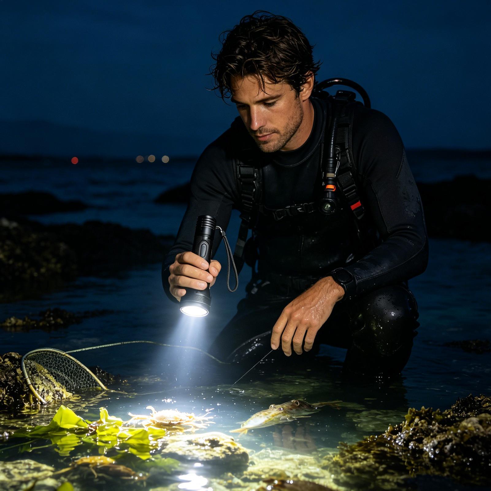 Linterna de Buceo LED Recargab - Outdoor Lighting Diy reseña y precio