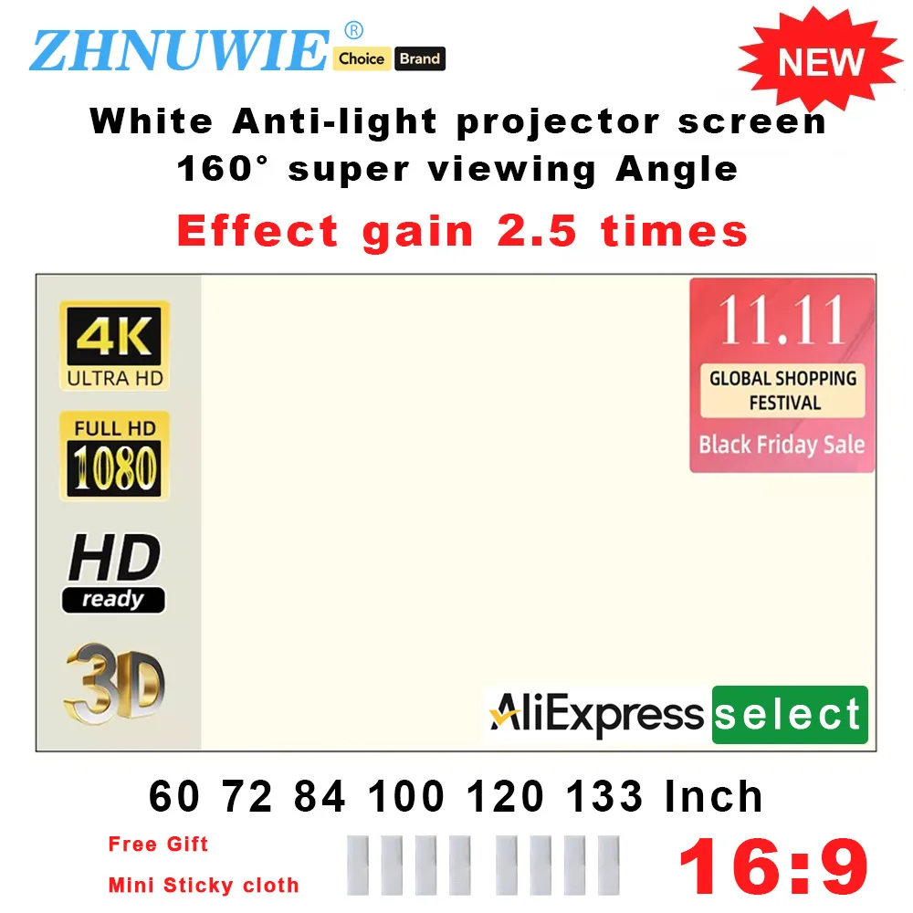 Pantalla de proyector 16:9 de  - Outdoor Lighting Grid Screen reseña y precio