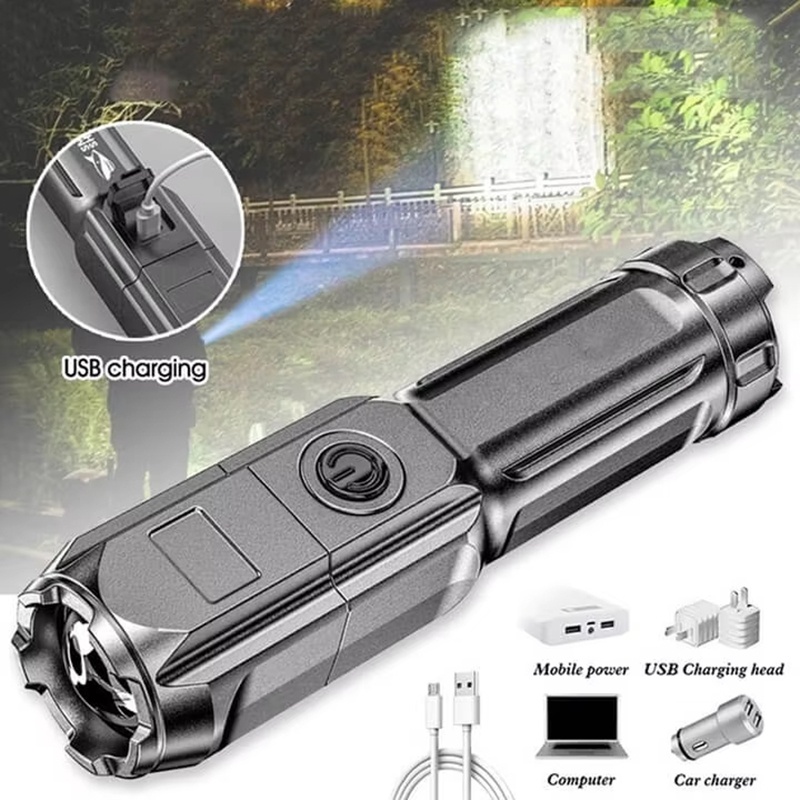 Linterna LED de luz fuerte, re - Outdoor Lighting Ideas For Party reseña y precio