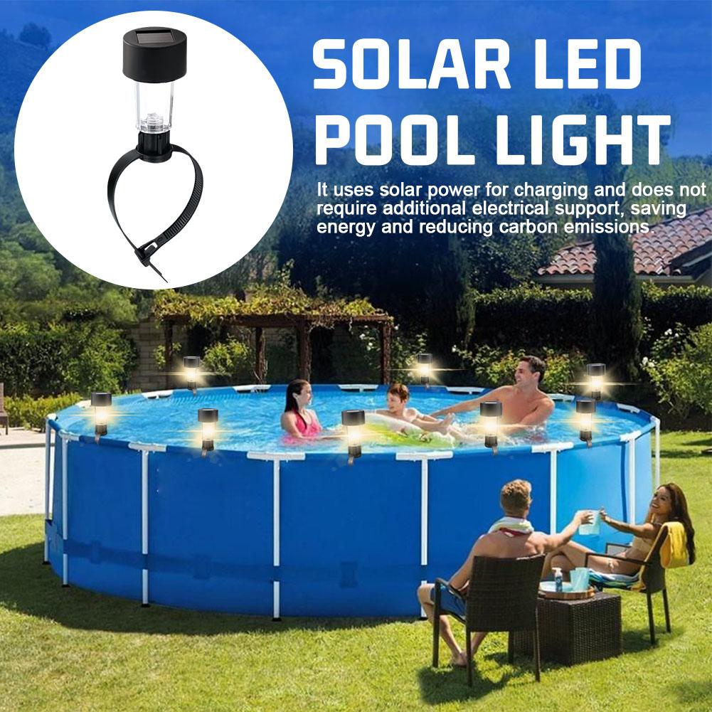 Luces LED Solares para Piscina - Outdoor Lighting Ground reseña y precio