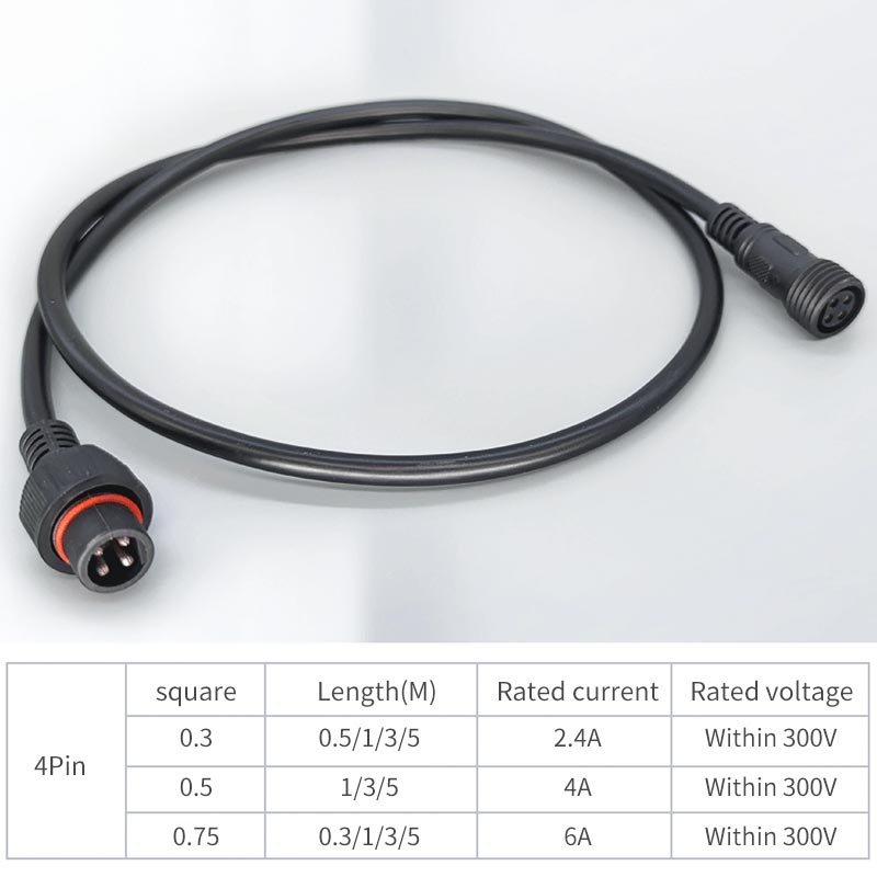 Cable de enchufe macho hembra, - Outdoor Lighting Wire Connectors reseña y precio