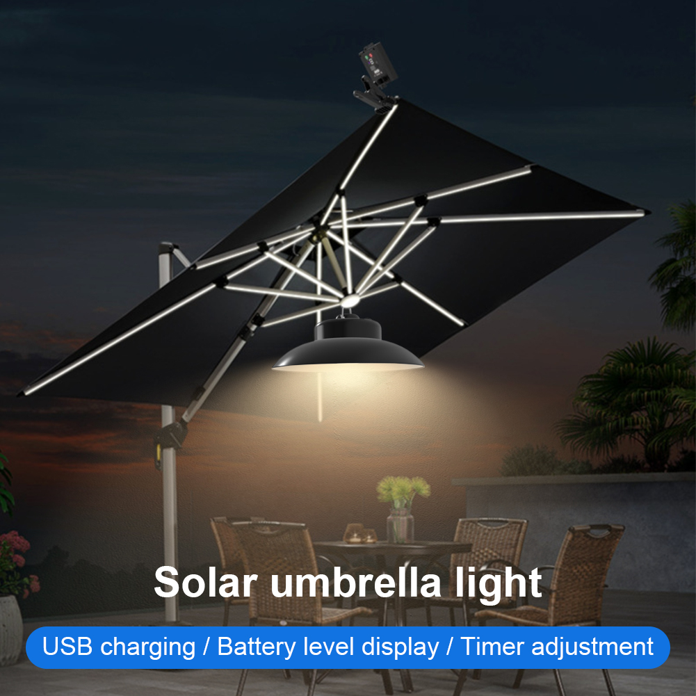 Luces LED Solares para Sombril - Umbrella Led Clip reseña y precio