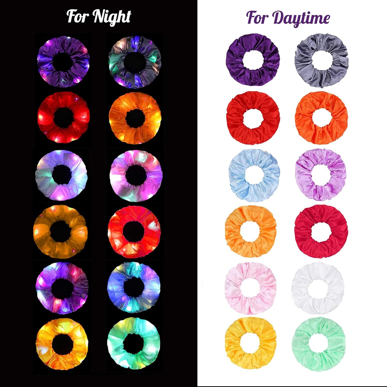 6 piezas de scrunchies LED, ba - Outdoor Lighting Ideas For Party reseña y precio