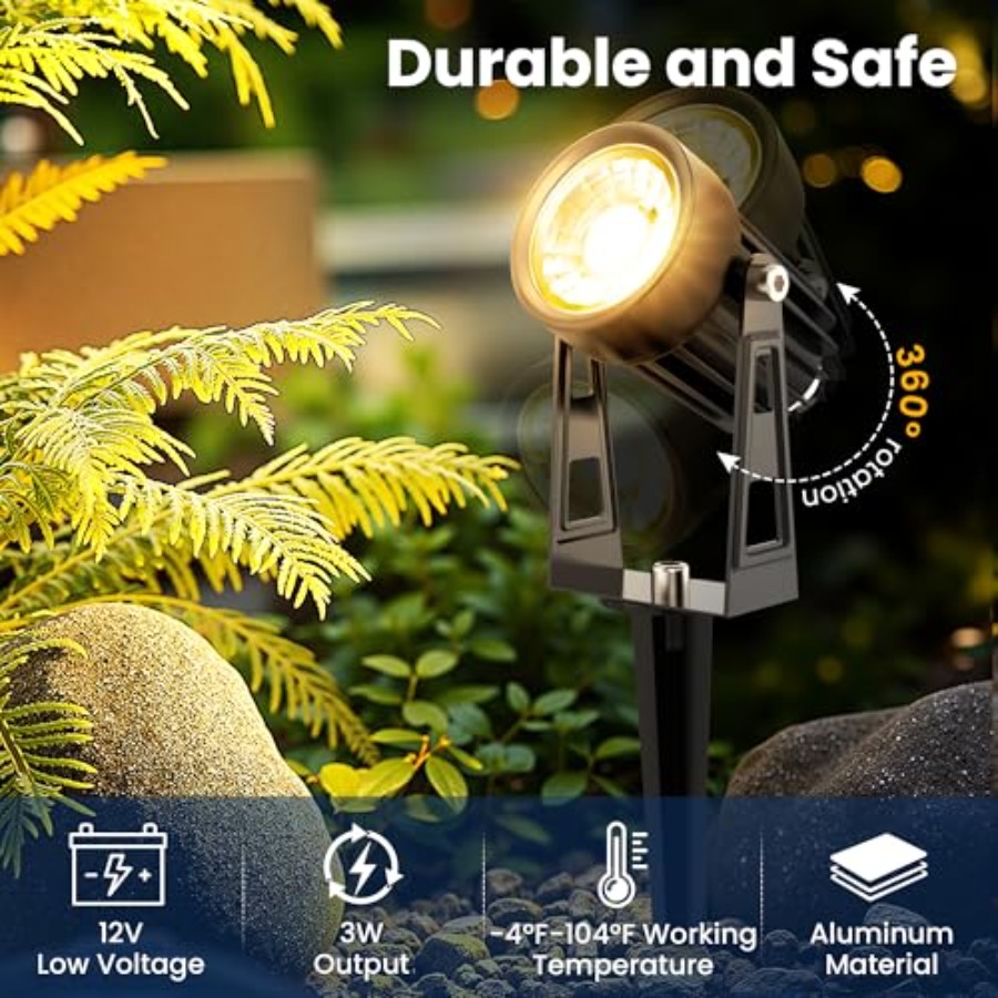 Kit de Iluminación de Paisaje  - Outdoor Lighting Kits Low Voltage reseña y precio