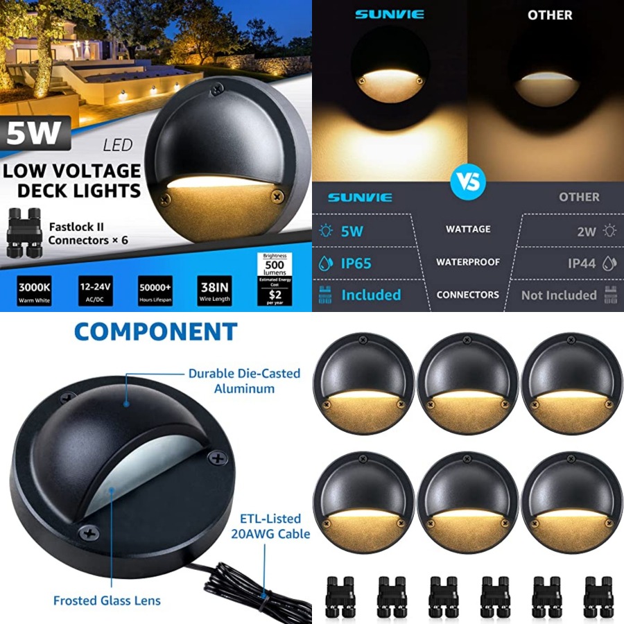Luces LED de Bajo Voltaje para - Outdoor Lighting Wire Connectors reseña y precio