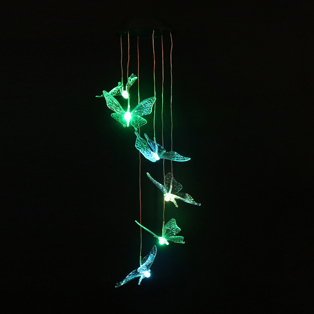 Campana de Viento Solar con Lu - Color Changing Outdoor reseña y precio