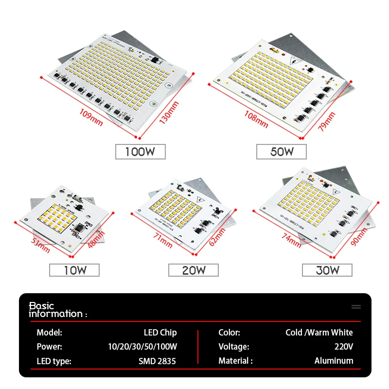 10 unids/lote 10W 20W 30W 50W  - Outdoor Lighting Diy reseña y precio