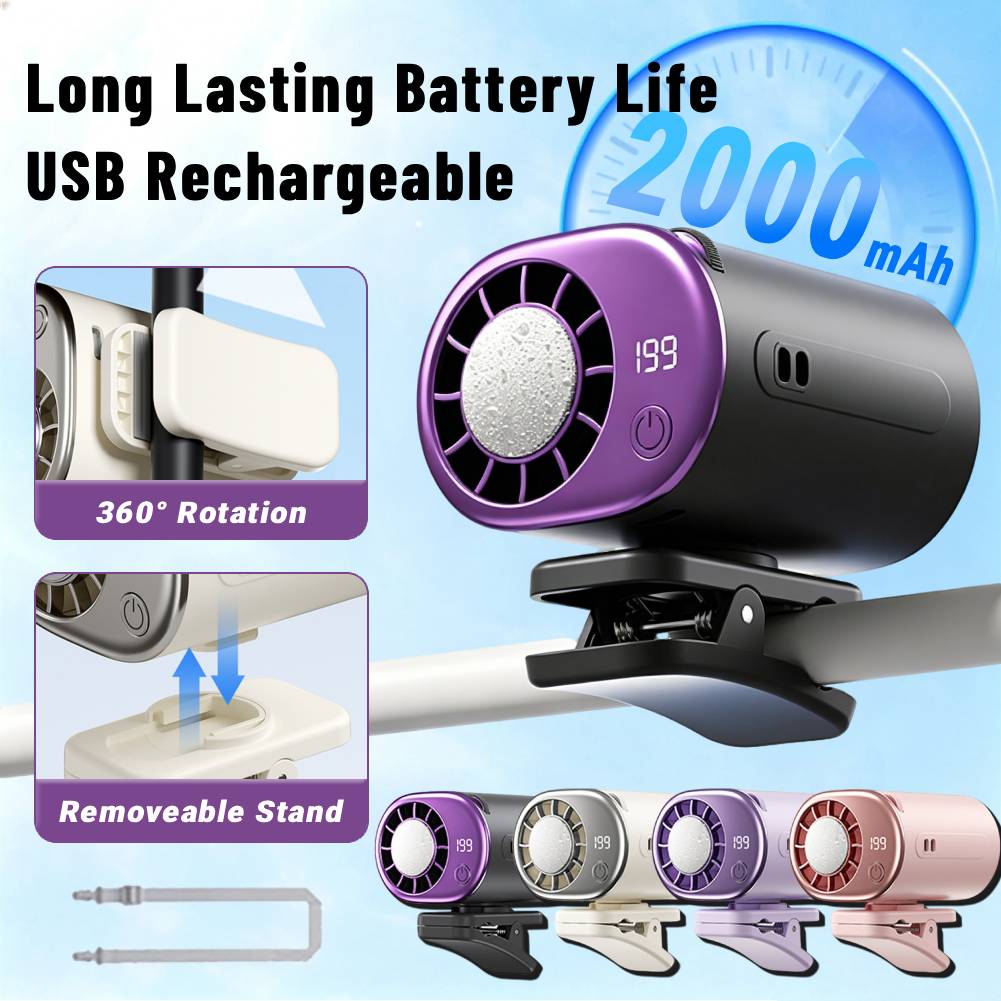 Ventilador Portátil de Verano  - Umbrella Led Clip reseña y precio