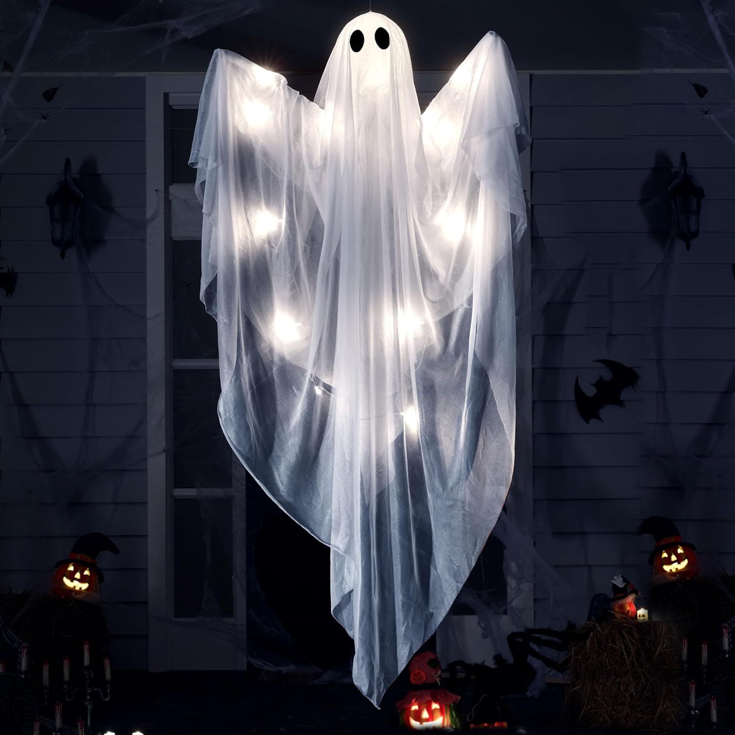 Fantasma colgante de Halloween - Outdoor Lighting Ideas For Party reseña y precio