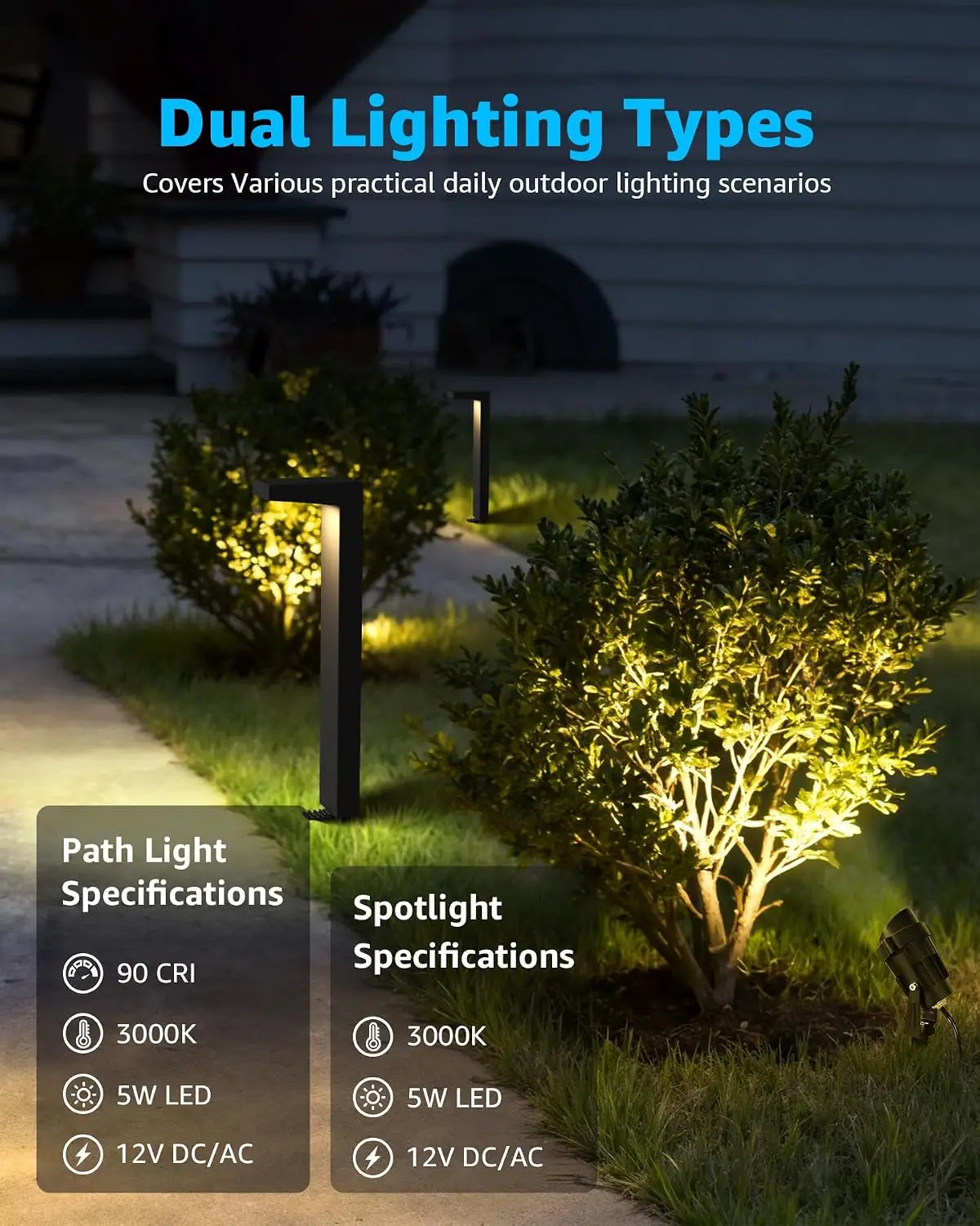 Kit de Iluminación LED de Bajo - Outdoor Lighting Kits Low Voltage reseña y precio