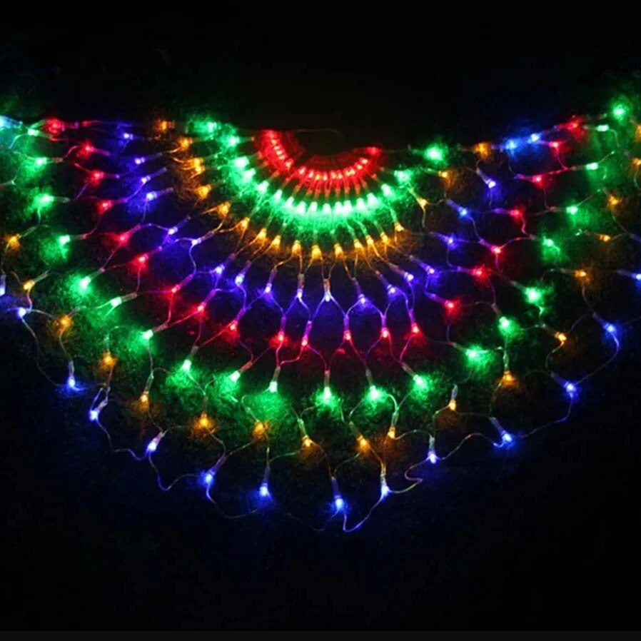 Guirnalda de luces Led con for - Outdoor Lighting Grid Screen reseña y precio