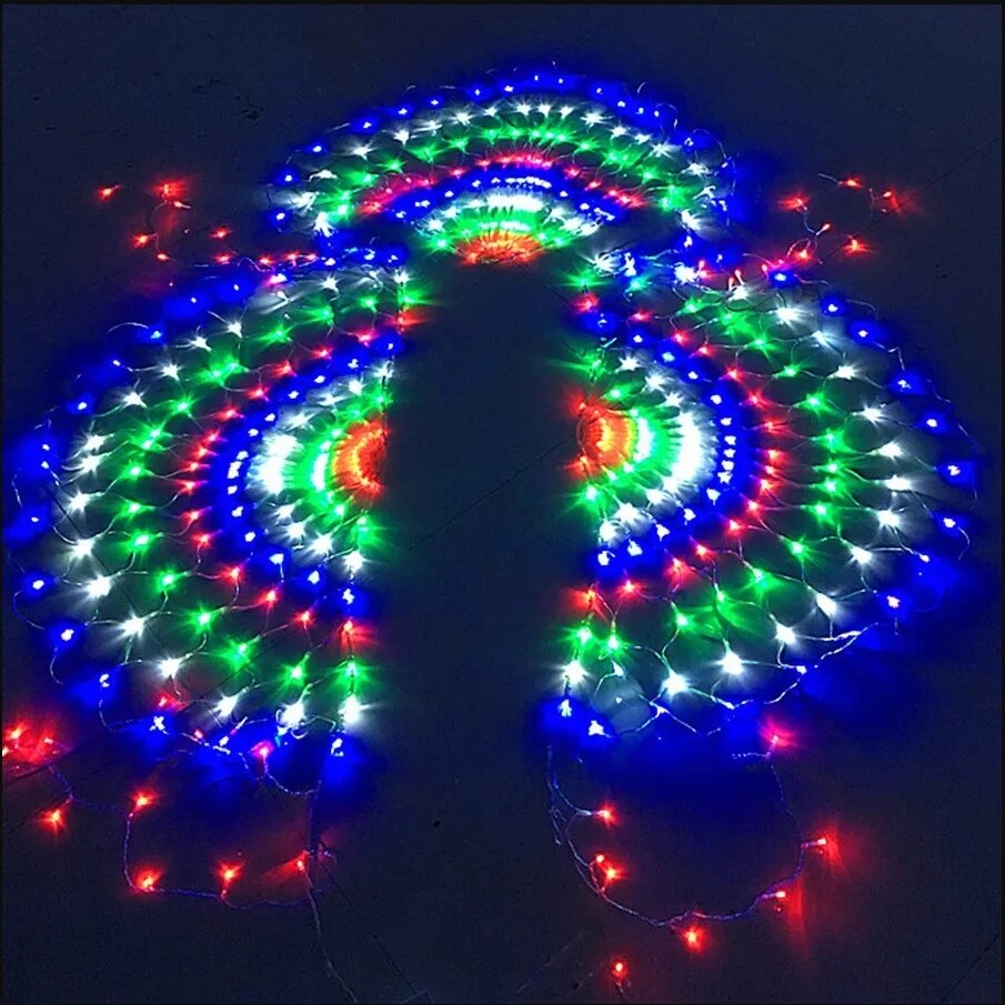 Guirnalda de luces Led con for - Outdoor Lighting Grid Screen reseña y precio