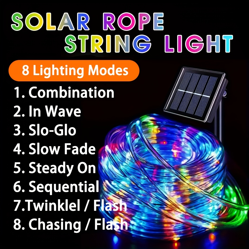 Guirnalda de Luces LED Solares - Outdoor Lighting Ideas For Party reseña y precio