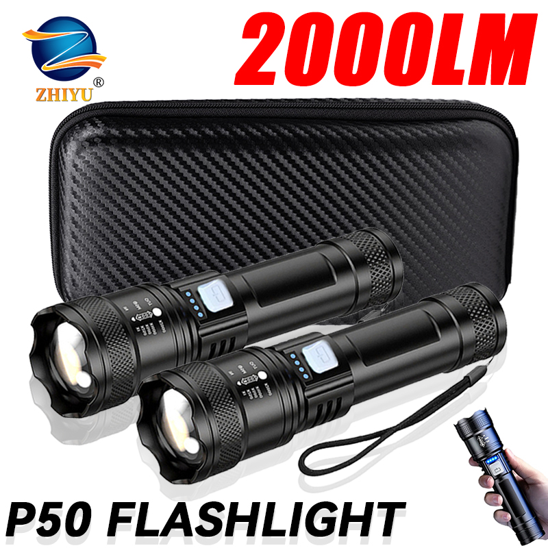 Linterna LED táctica de 2000LM - Outdoor Lighting Ideas For Party reseña y precio