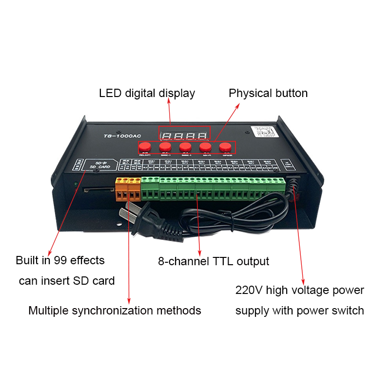 Controlador de tira de luz LED - Outdoor Lighting Grid Screen reseña y precio