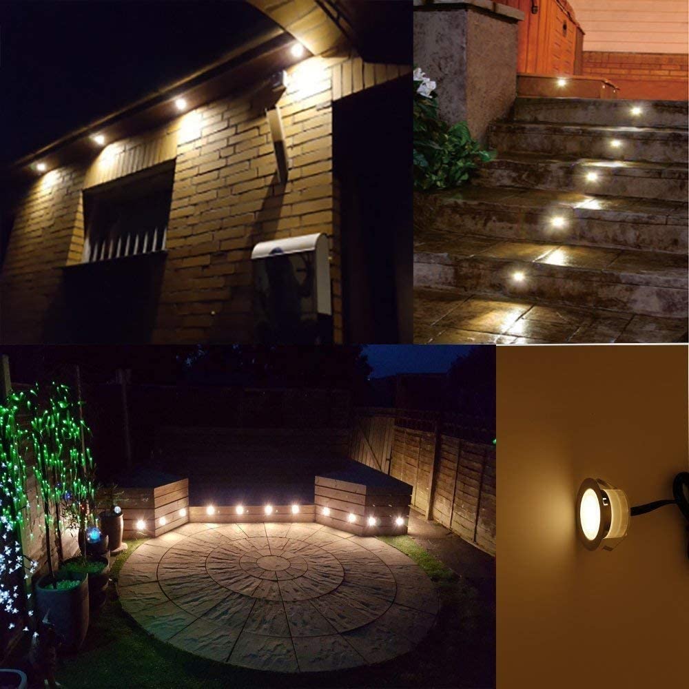 QACA Paquete de 30 luces LED d - Outdoor Lighting Kits Low Voltage reseña y precio