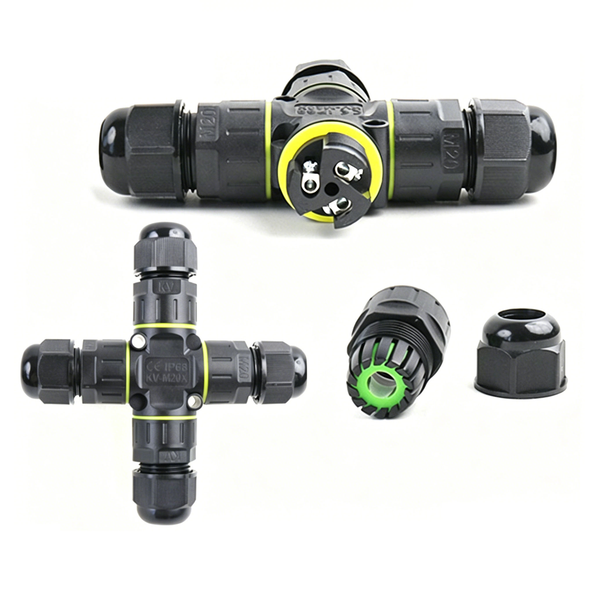 Conector Impermeable IP68 de 4 - Outdoor Lighting Wire Connectors reseña y precio