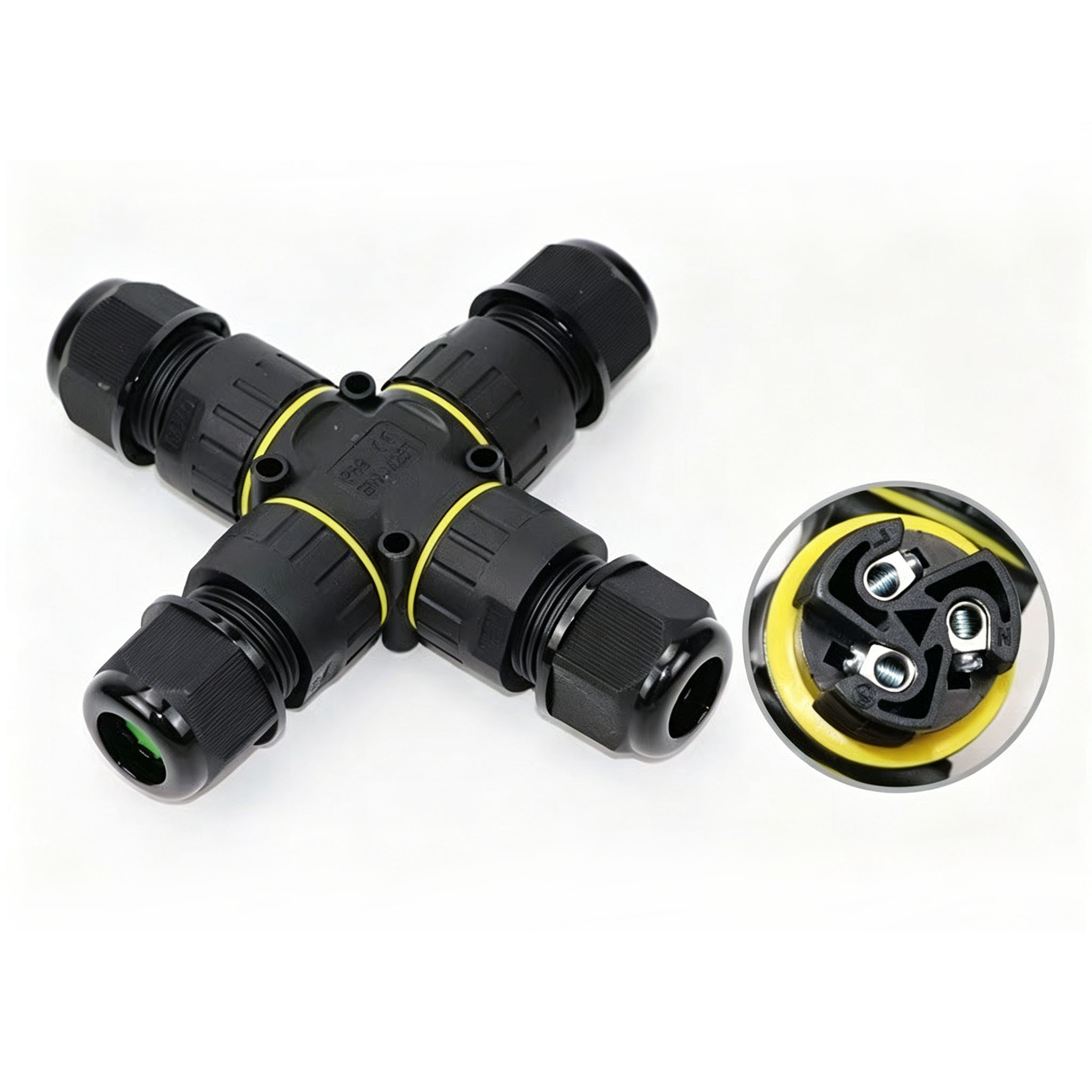 Conector Impermeable IP68 de 4 - Outdoor Lighting Wire Connectors reseña y precio